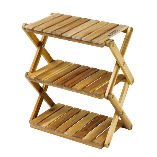 CS Classics Wooden 3 -Tier MOVE Rack (Mini) (UP-2721) - Captain Stag