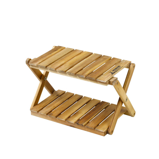 CS Classics Wooden 2 -Tier MOVE Rack (Mini) (UP-2722) - Captain Stag