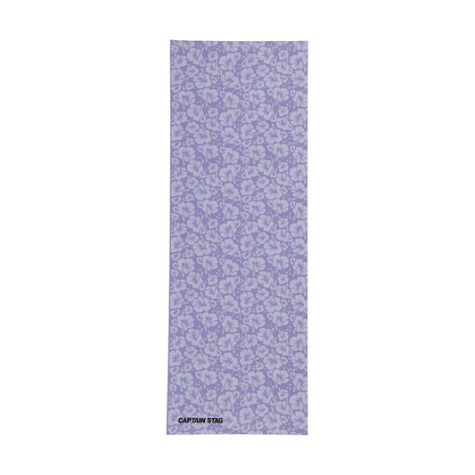Vit Fit Yoga Mat (Hibiscus Lavender) 61cm×173cm× Thickness 0.6cm (UR-870) - Captain Stag