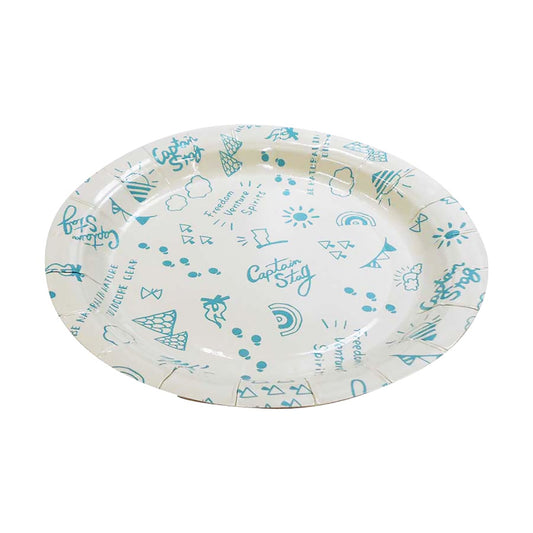 Blanche Paper Plates 18cm 6-Pack (UT-100) - Captain Stag
