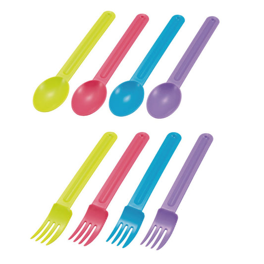 Holiday Joy Antibacterial Spoon (4) / Fork (4) (UT-52) - Captain Stag