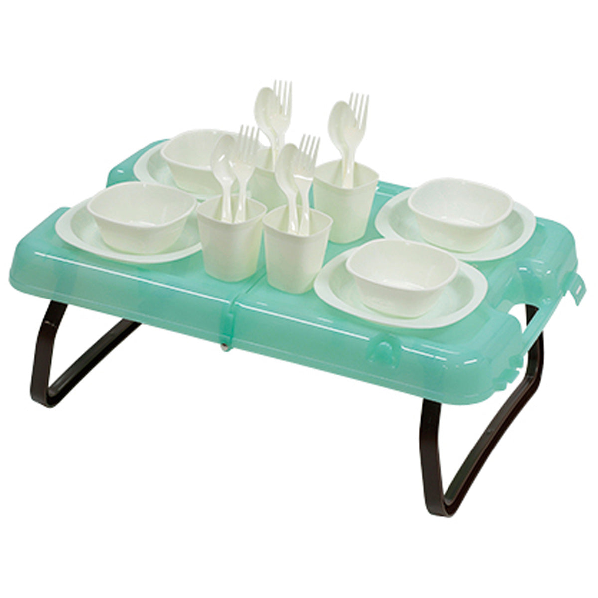 Picnic Table & Tableware Set (UT-56) - Captain Stag