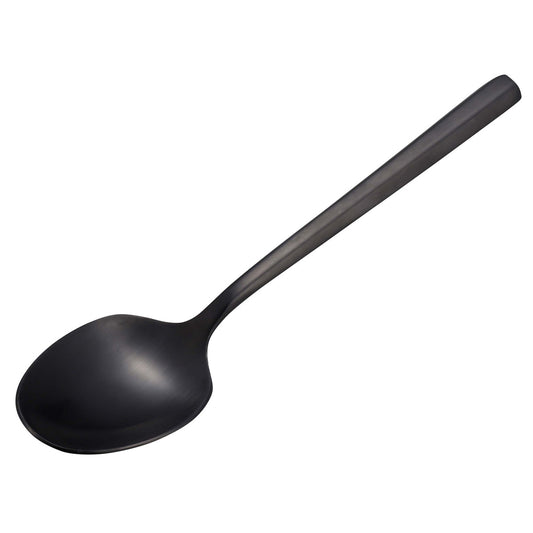 Hexagon Black Dessert Spoon (UW-2015) - Captain Stag
