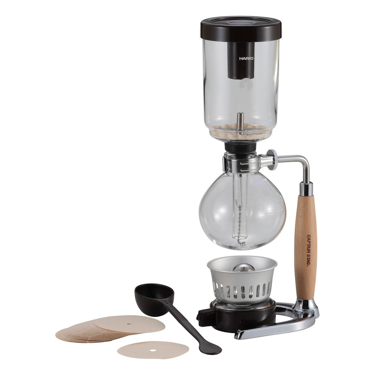 HARIO× Captain Stag Coffee Siphon (Wooden-Handle) (UW-3552) - Captain Stag