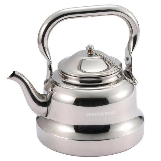 Stainless Steel Wide-Mouth Camping Kettle 1.5L (UW-3583) - Captain Stag