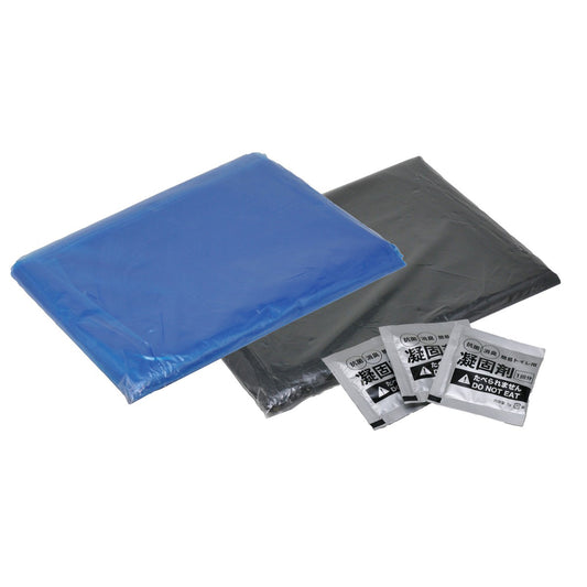 Emergency Toilet Solidifying and Deodorizing Agent 20 Uses Set (Long-Term Storage) (UW-5040) - Captain Stag