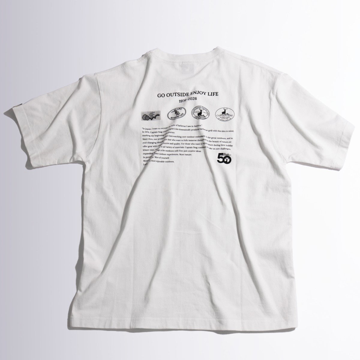 50th CAPTAIN STAG T-Shirt (UX-6077) - Captain Stag