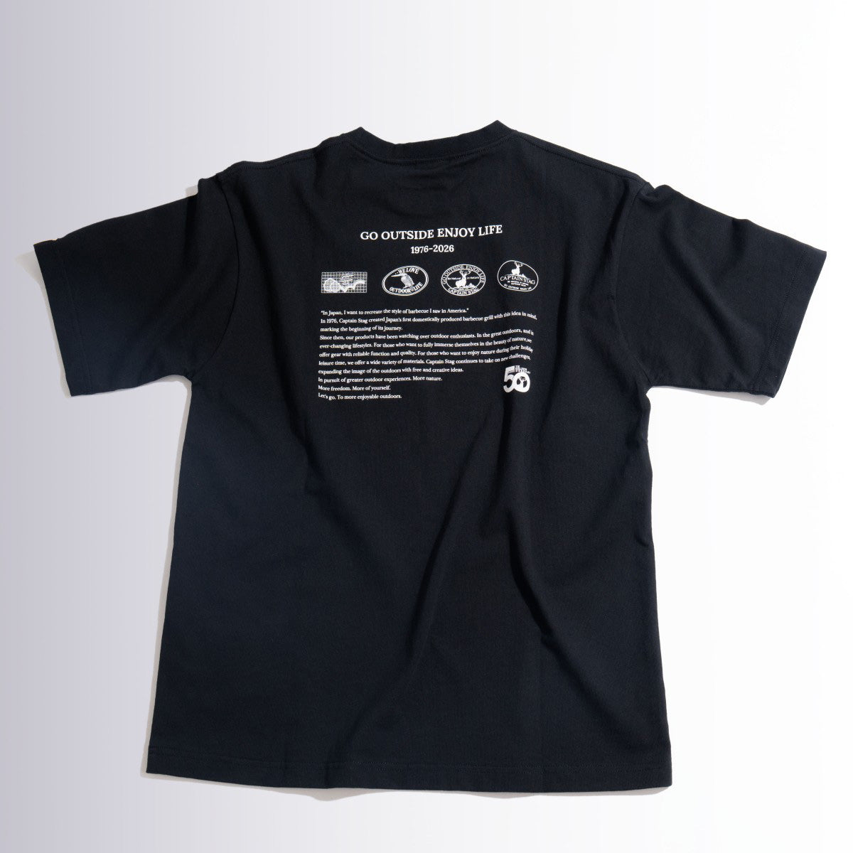 50th CAPTAIN STAG T-Shirt (UX-6077) - Captain Stag