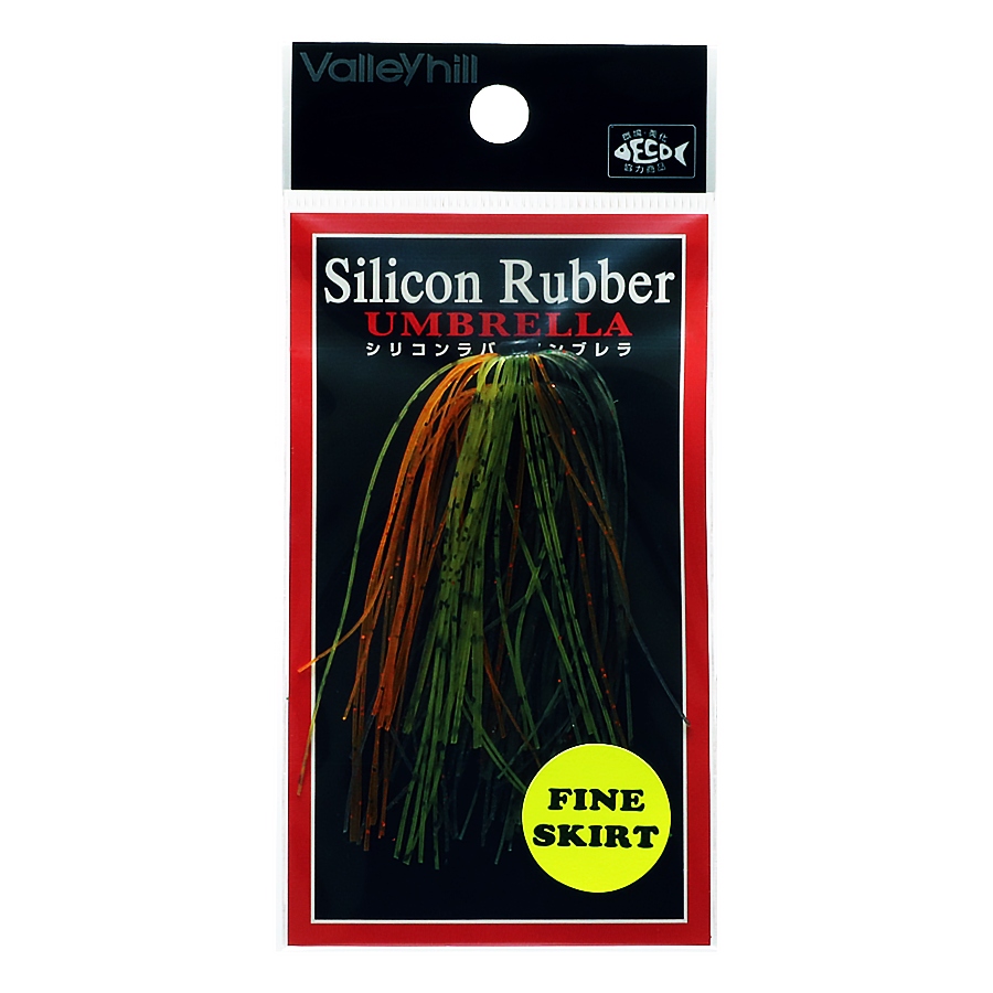Silicone Rubber   Umbrella   Fine Rubber Jig Colors - Valleyhill