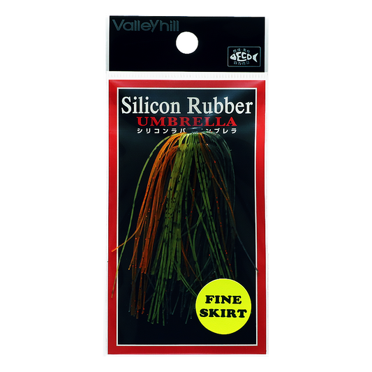 Silicone Rubber   Umbrella   Fine Rubber Jig Colors - Valleyhill