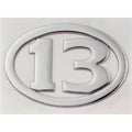 3D Decal 13 Oval 140 - BREADEN