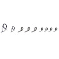 SiC Bait Finesse Guide Set Titanium - Fuji