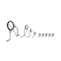 TORZITE Flatfish Guide Set Titanium - Fuji