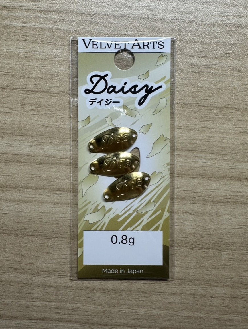 Daisy Unpainted Brass Blank 3pcs - VELVET ARTS
