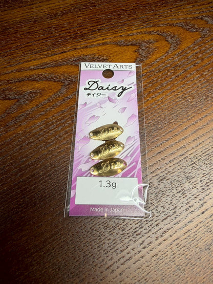 Daisy Unpainted Brass Blank 3pcs - VELVET ARTS