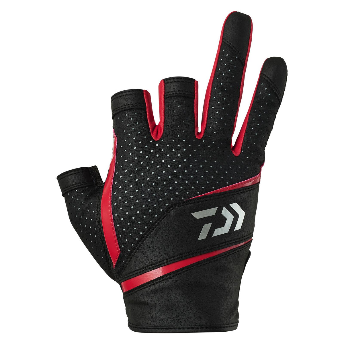 DG-2225 Synthetic Leather Gloves 3-Finger Cut - DAIWA