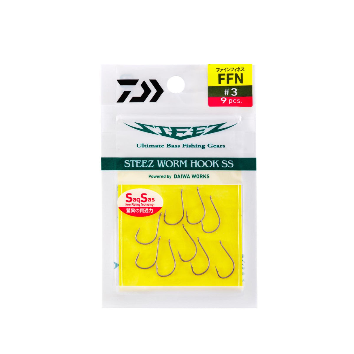 STEEZ WORM HOOK SS FFN - DAIWA