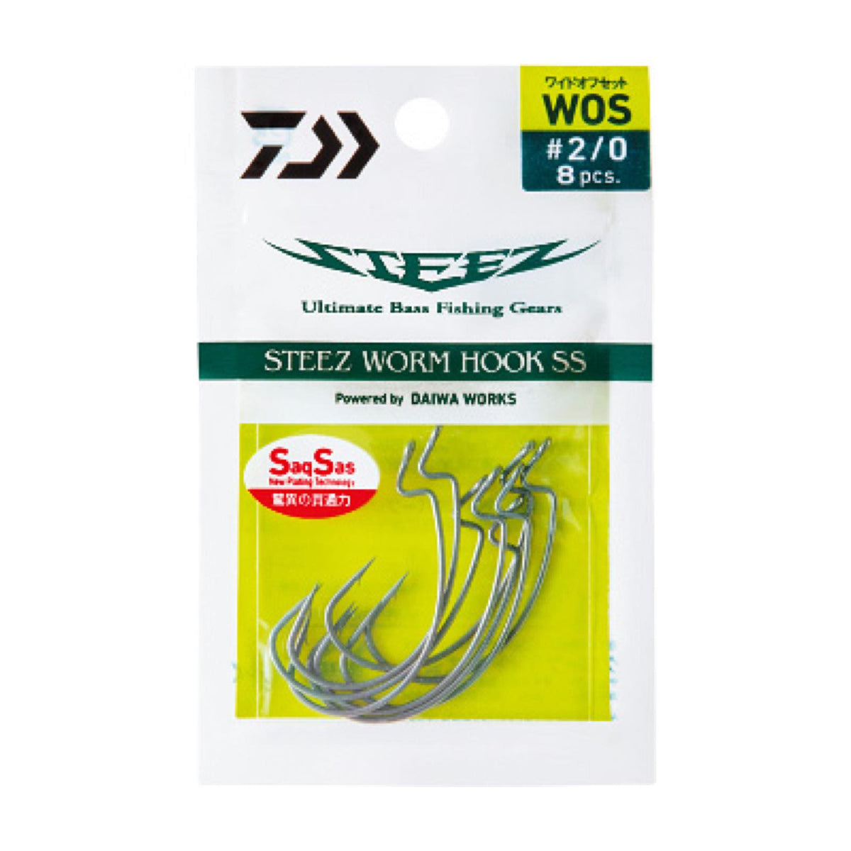 STEEZ WORM HOOK SS WOS - DAIWA