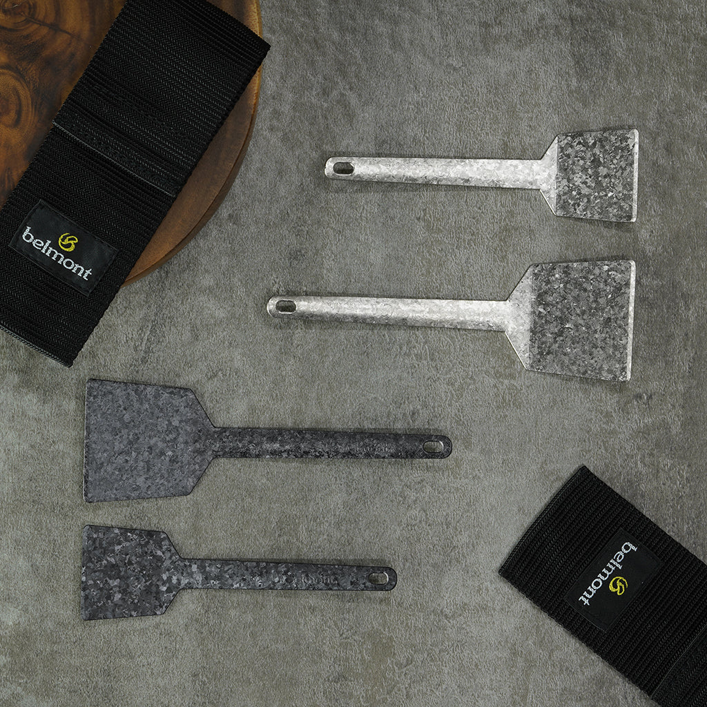 [Limited Edition] Titanium Crystallized Spatula Set (with case) - Belmont