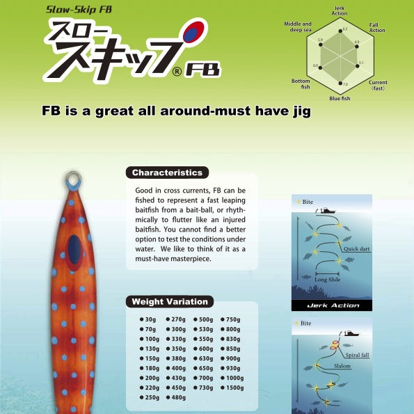 Slow Skip FB 500g - DEEP LINER