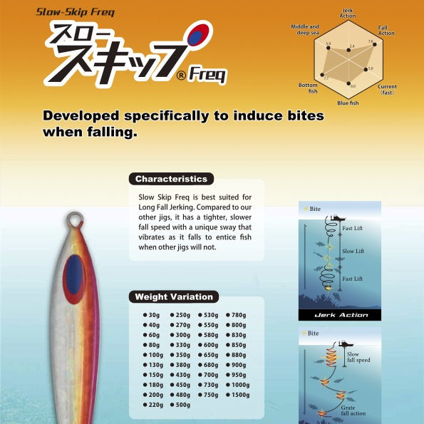 Slow Skip Freq 780g - DEEP LINER