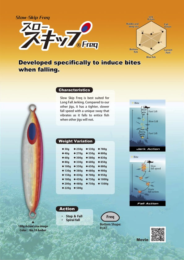 Slow Skip Freq 580g - DEEP LINER