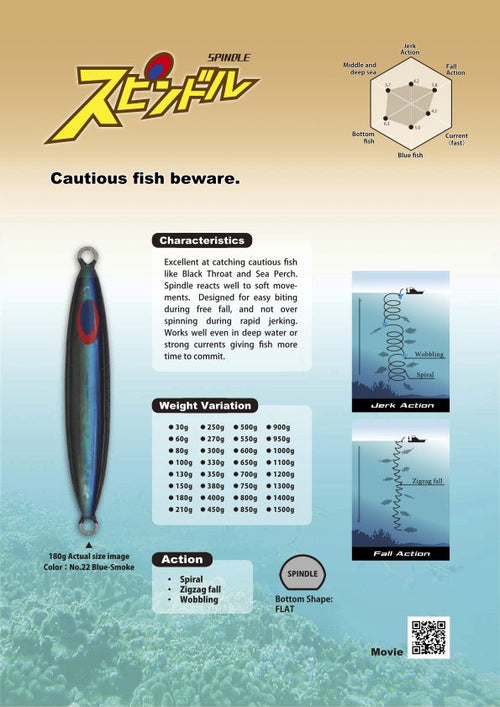 SPINDLE 1400g - DEEP LINER
