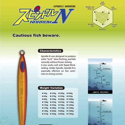 SPINDLE NARROW 1400g - DEEP LINER