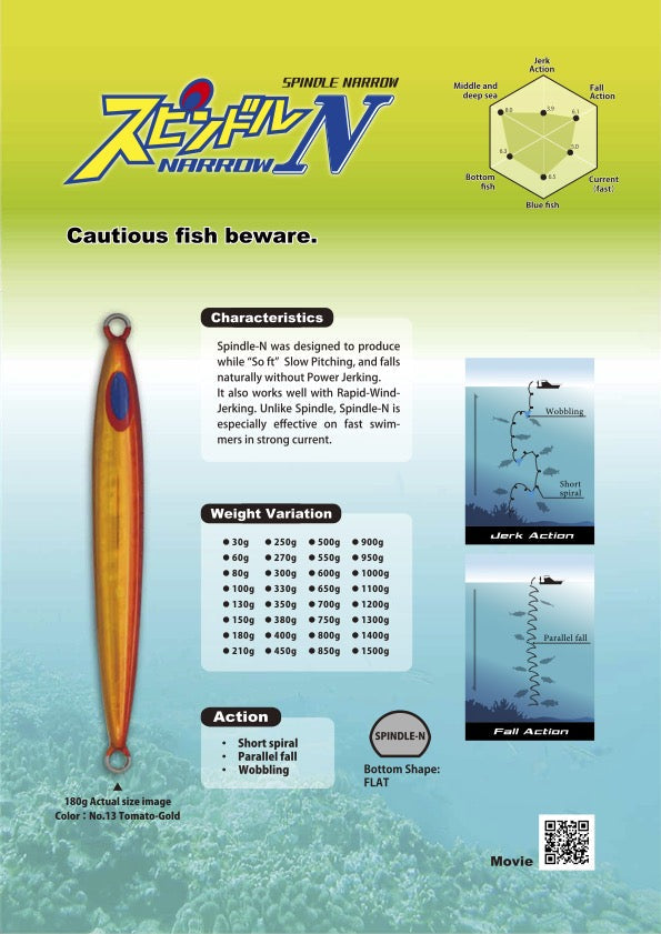 SPINDLE NARROW 700g - DEEP LINER