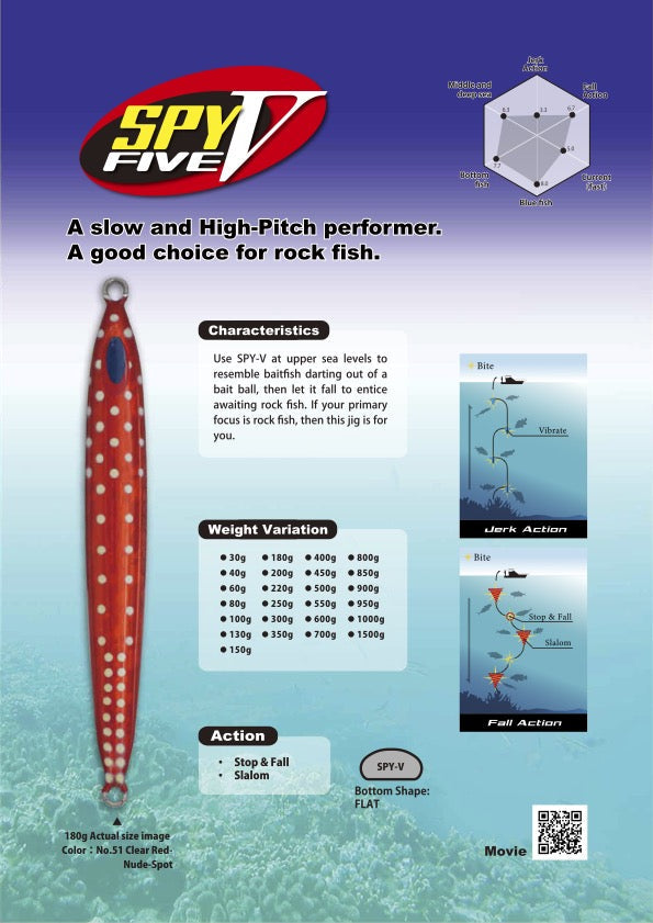 SPY FIVE 100g - DEEP LINER