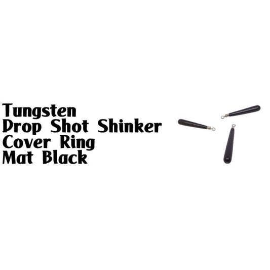 Studio100 Tungsten Drop Shot Cover Ring Matte Black - ENGINE