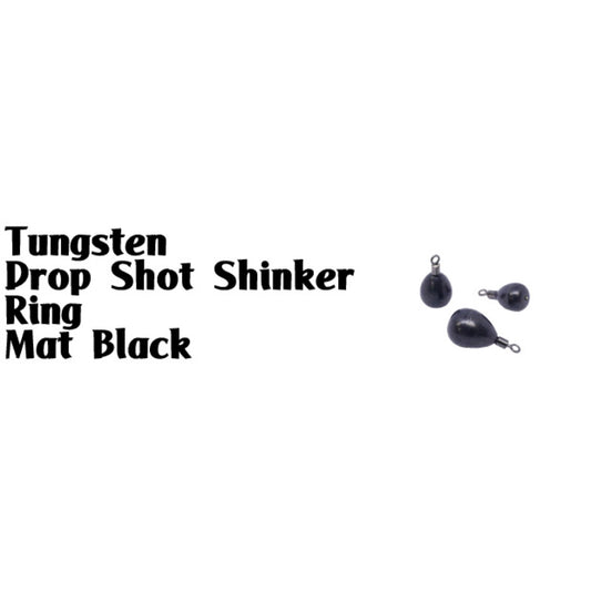 Studio100 Tungsten Drop Shot Ring Matte Black - ENGINE
