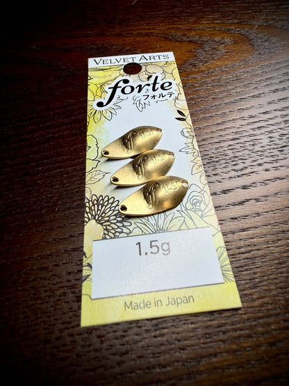 Forte Unpainted Brass Blank 3pcs - VELVET ARTS