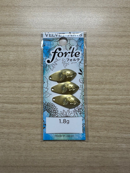 Forte Unpainted Brass Blank 3pcs - VELVET ARTS
