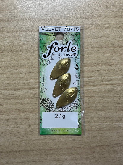Forte Unpainted Brass Blank 3pcs - VELVET ARTS