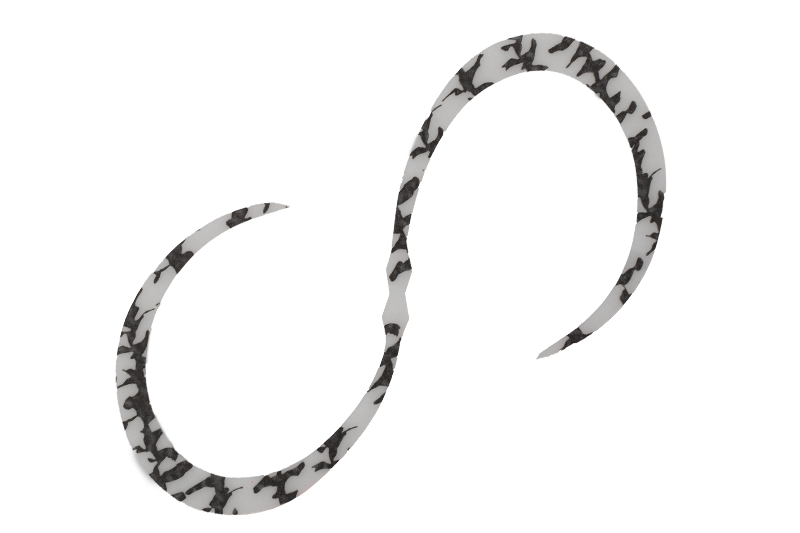 BINBINDAMA CUSTOM NECKTIE CURLY - JACKALL