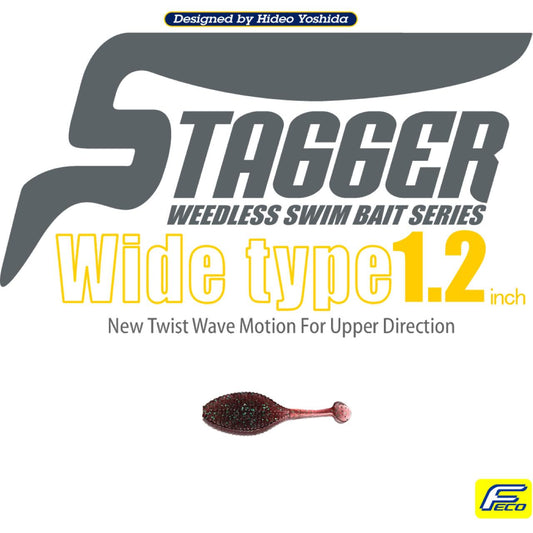 STAGGER Wide type 1.2inch - HIDEUP