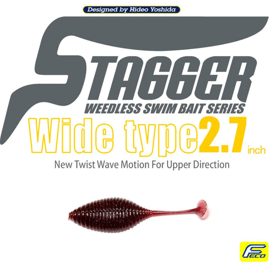 STAGGER Wide type 2.7inch - HIDEUP