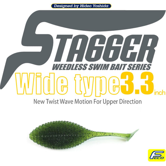 STAGGER Wide type 3.3inch - HIDEUP