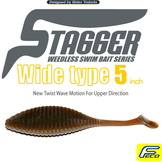 STAGGER Wide type 5.0inch - HIDEUP