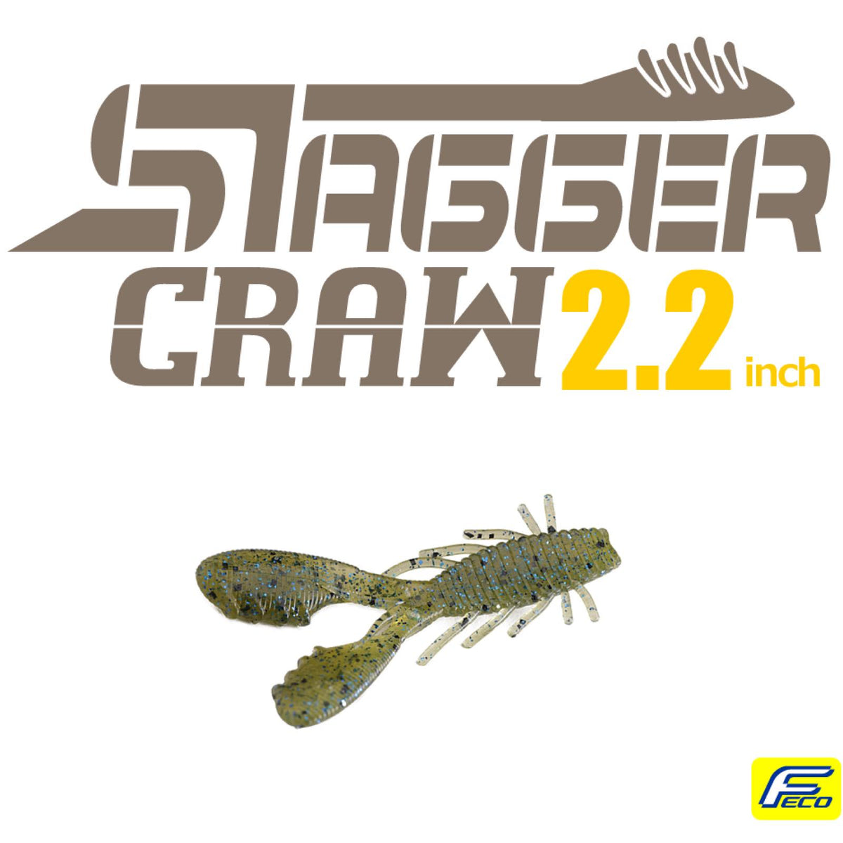 Stagger Craw 2.2inch - HIDEUP