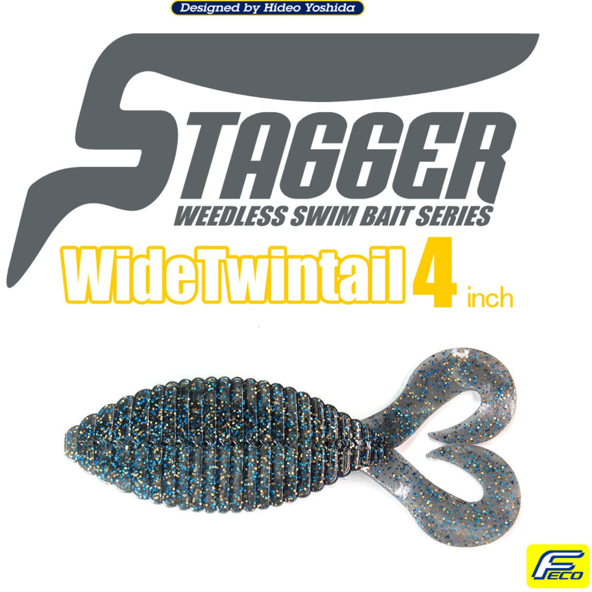 Stagger Wide Twintail 4" - HIDEUP