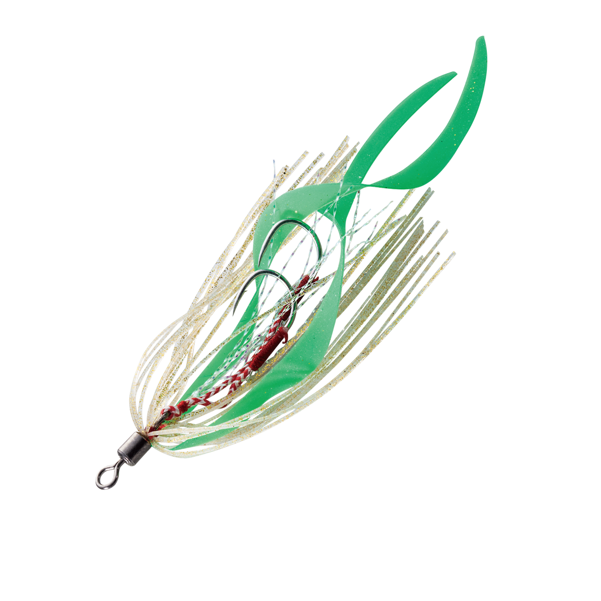 JIG RUBBER THROUGH REPLACEMENT HOOK NECKTIE - Major Craft