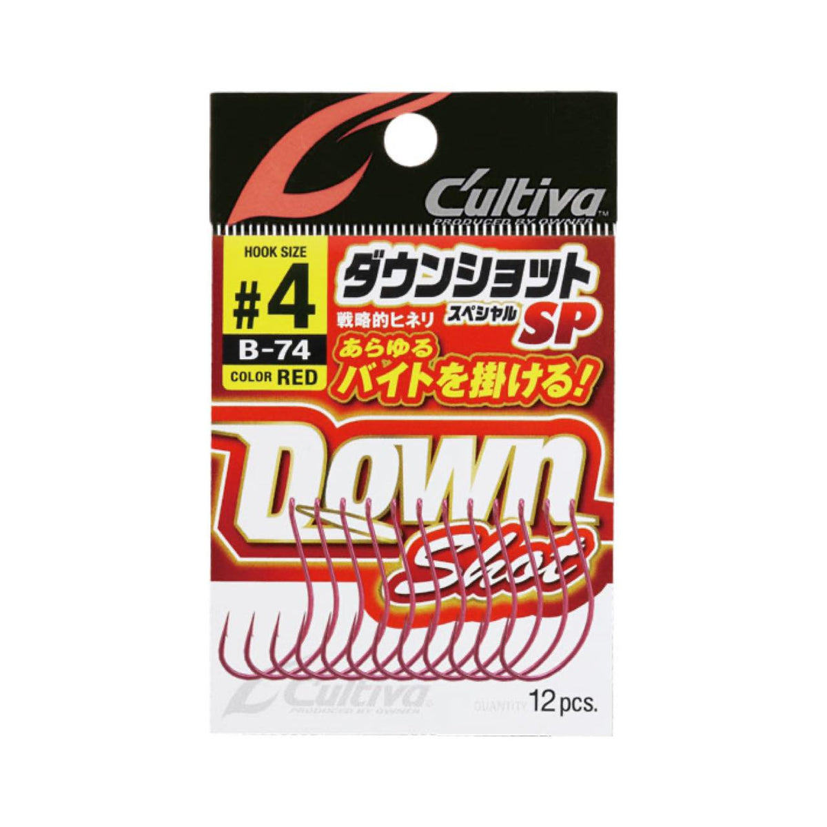 Cultiva Drop Shot Hook SP B-74 - OWNER