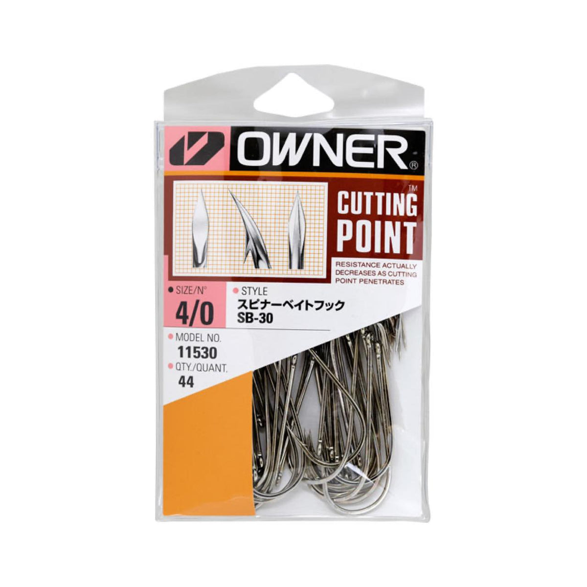 Cultiva Spinnerbait Hook SB-30 - OWNER