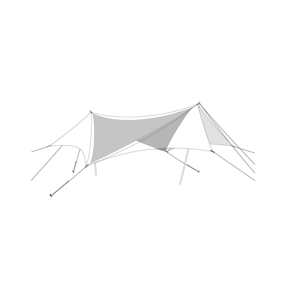 HD Tarp Hexa Evo Pro.TAKIBI Inner Roof - Snow Peak