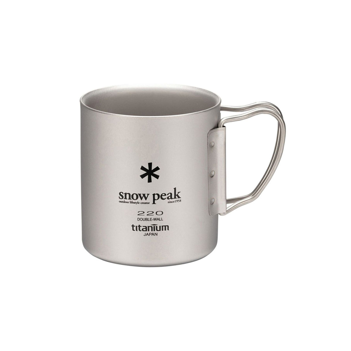 Titanium Double Walled Mugs - Snow Peak