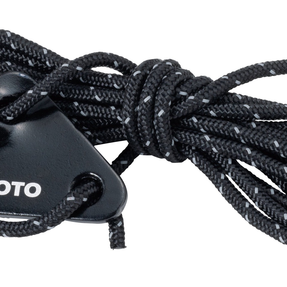Guy Line Rope 1.5m(Guy-Line Adjuster Fitting Black Included) - SOTO