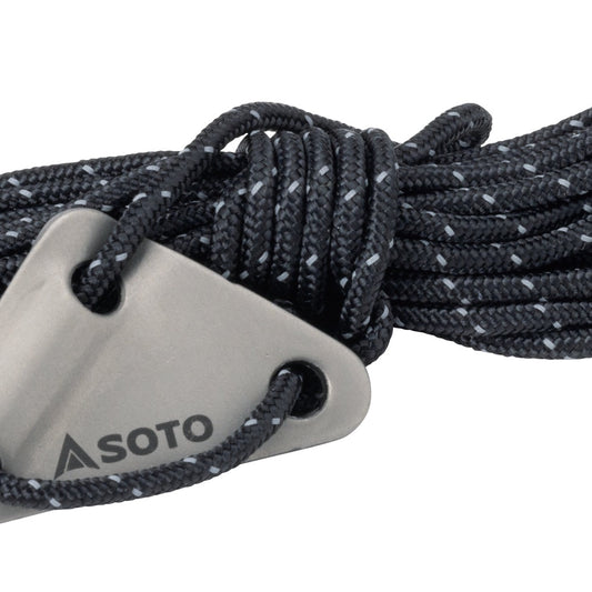 Guy Line Rope 2.5m(Guy-Line Adjuster Fitting Gray Included) - SOTO