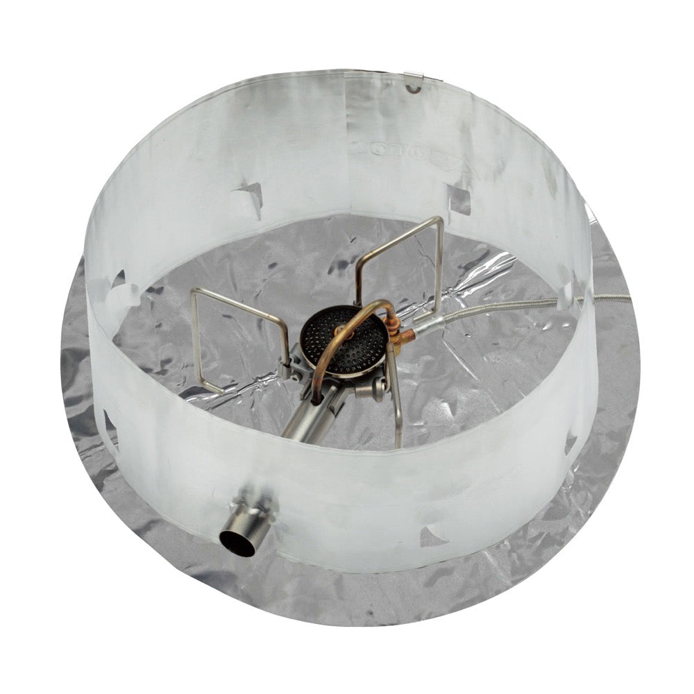 MUKA Stove Windshield & Heat Shield (Air Intake Pipe Included) - SOTO